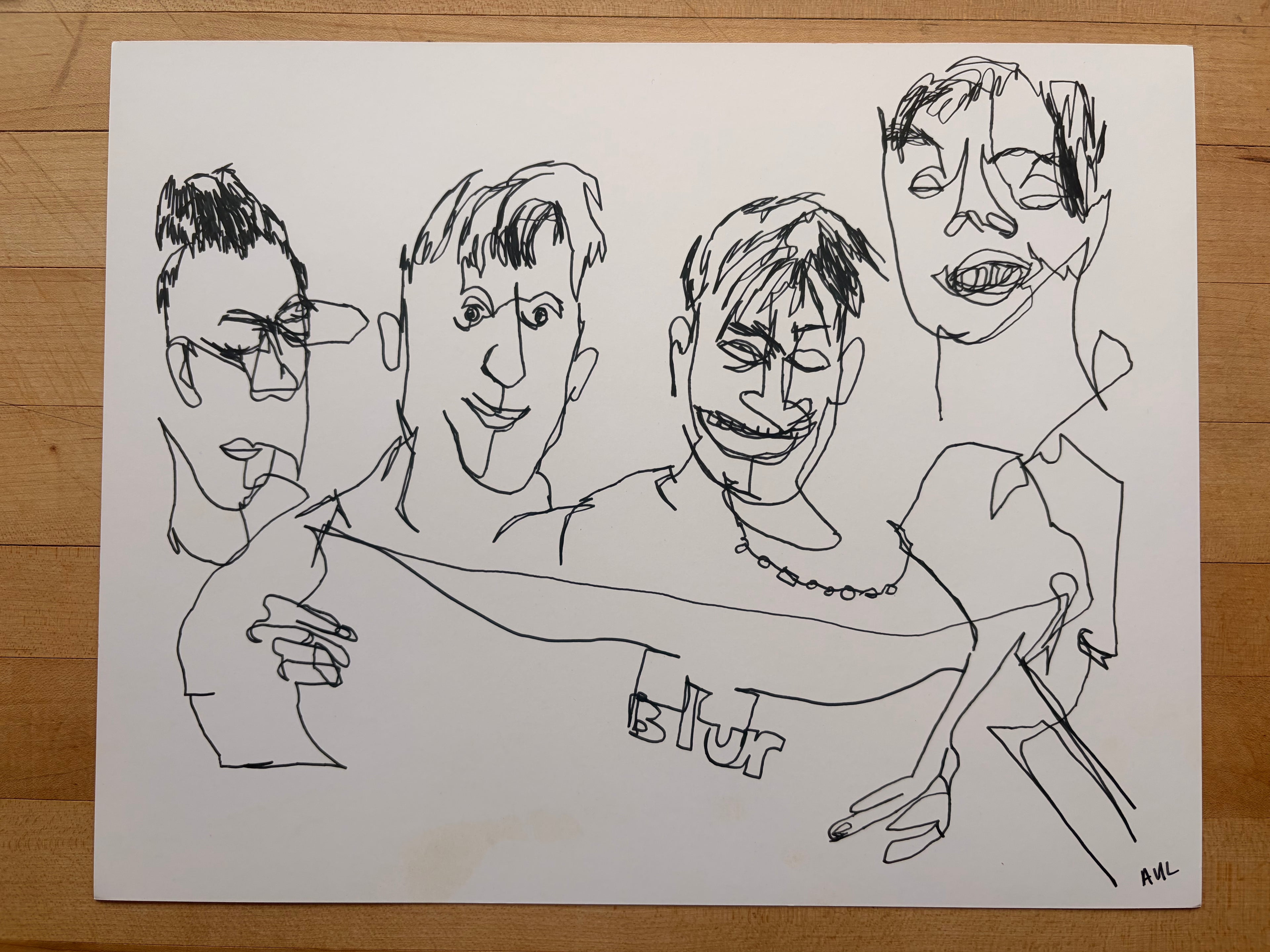 Original Blur Sketch 11x14