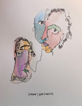 Simon & Garfunkel Watercolor