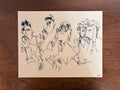 Original Beatles Sketch 11x14 (OUTTAKE)