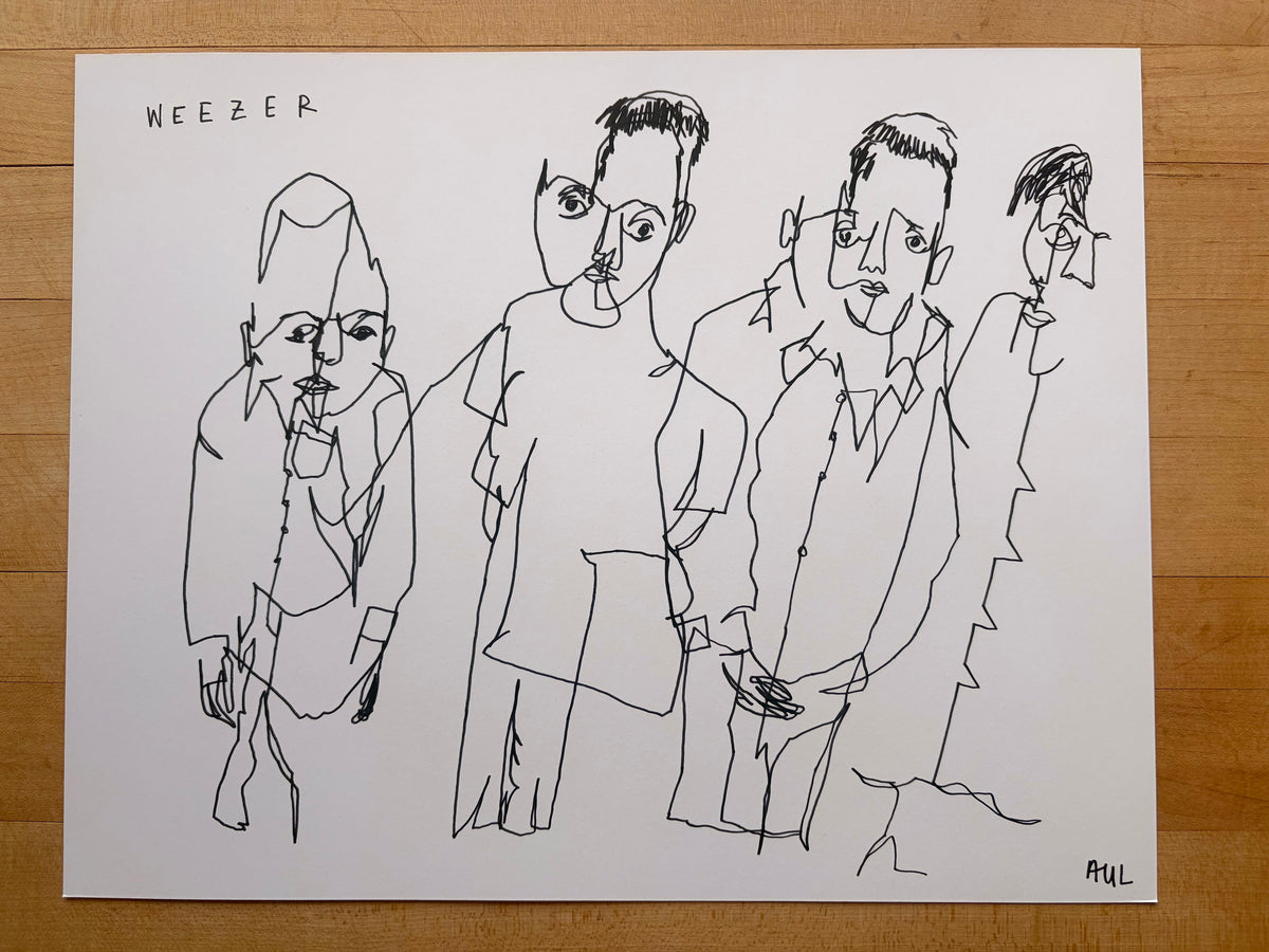Original Weezer Sketch 11x14